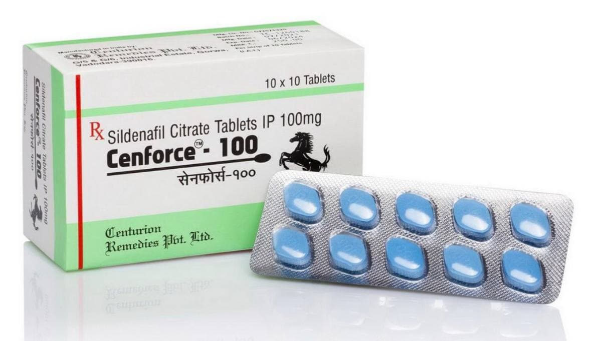 Cenforce 100 – 10 Compresse di Sildenafil