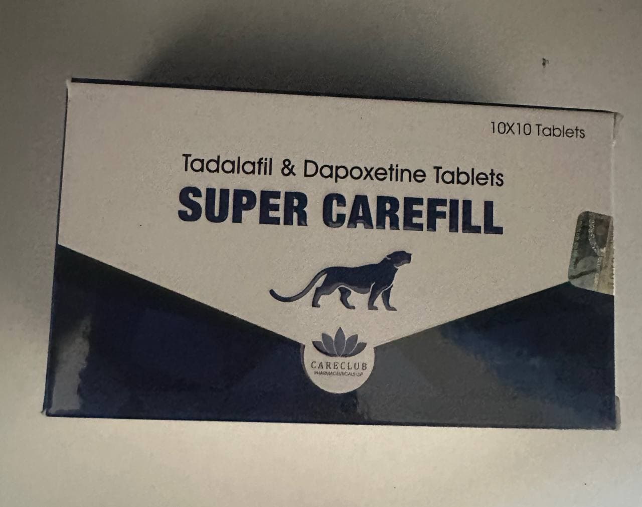 Super Carefill 80 mg - 10 Compresse di Tadalafil 20 mg e Dapoxetine 60 mg