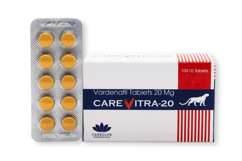 Carevitra 20mg (Vardenafil) generico equivalente dello Levitra 1 blister 10 pillole