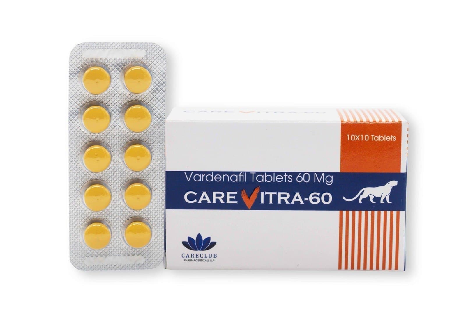 Carevitra 60mg (Vardenafil) generico equivalente dello Levitra 1 blister 10 pillole